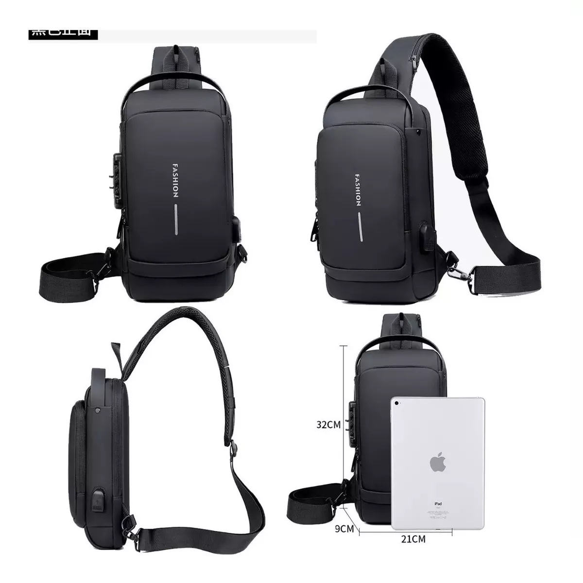 Mini Morral Tipo Pechera para Hombre