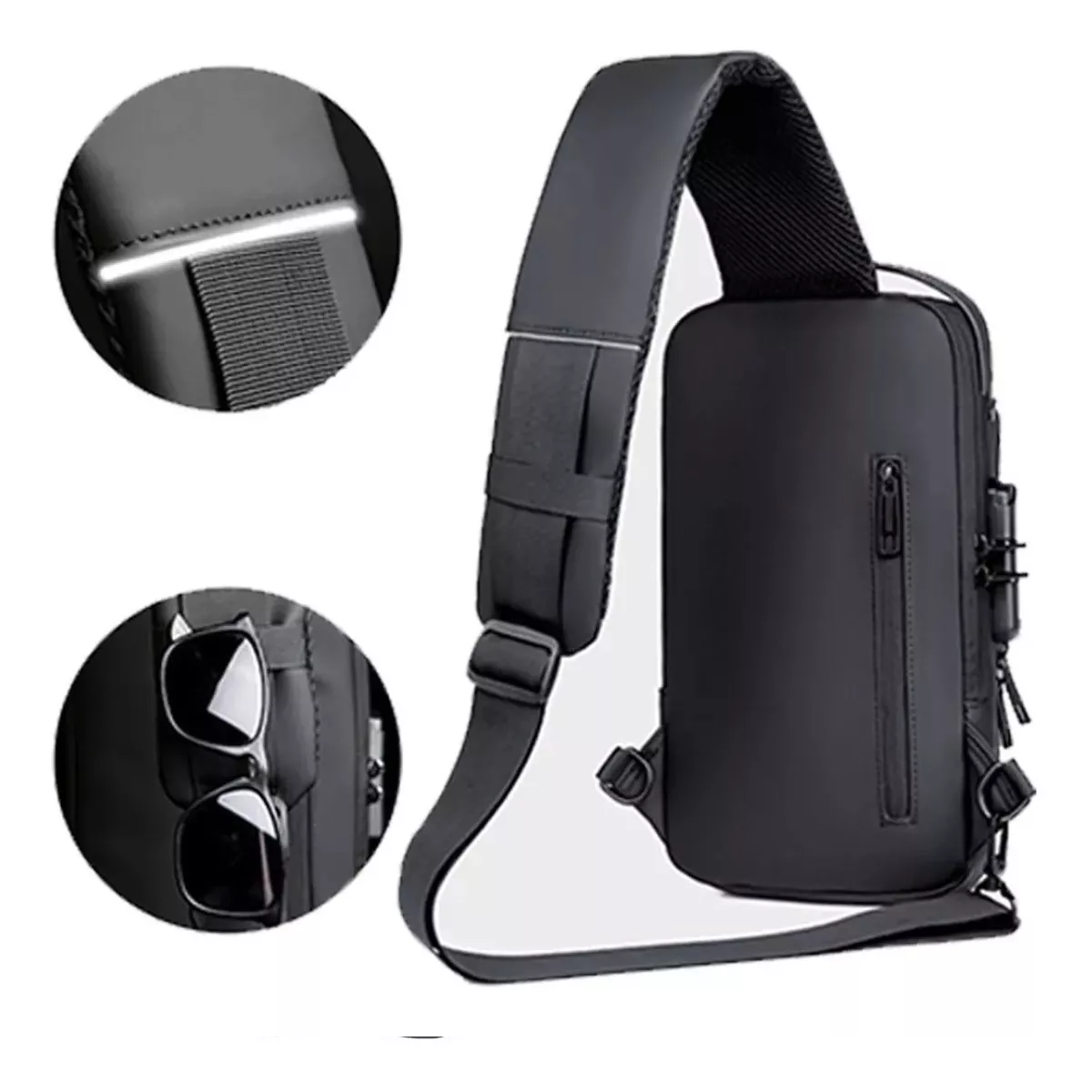 Mini Morral Tipo Pechera para Hombre