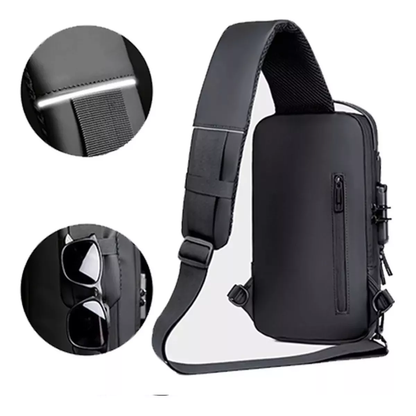 Mini Morral Tipo Pechera para Hombre