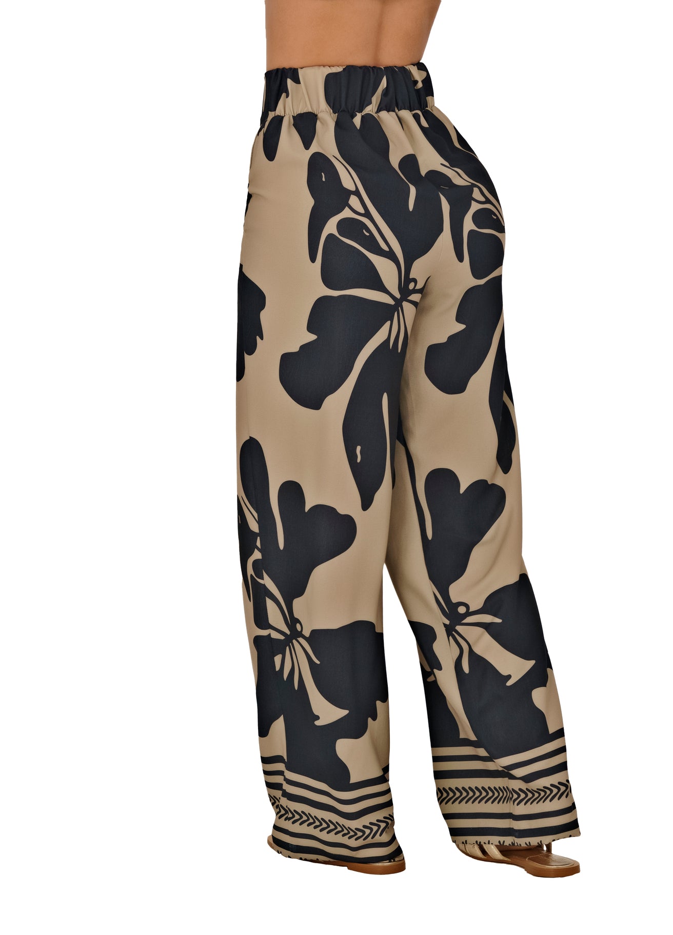 🌺✨ Pantalón Palazzo Botanic Luxe