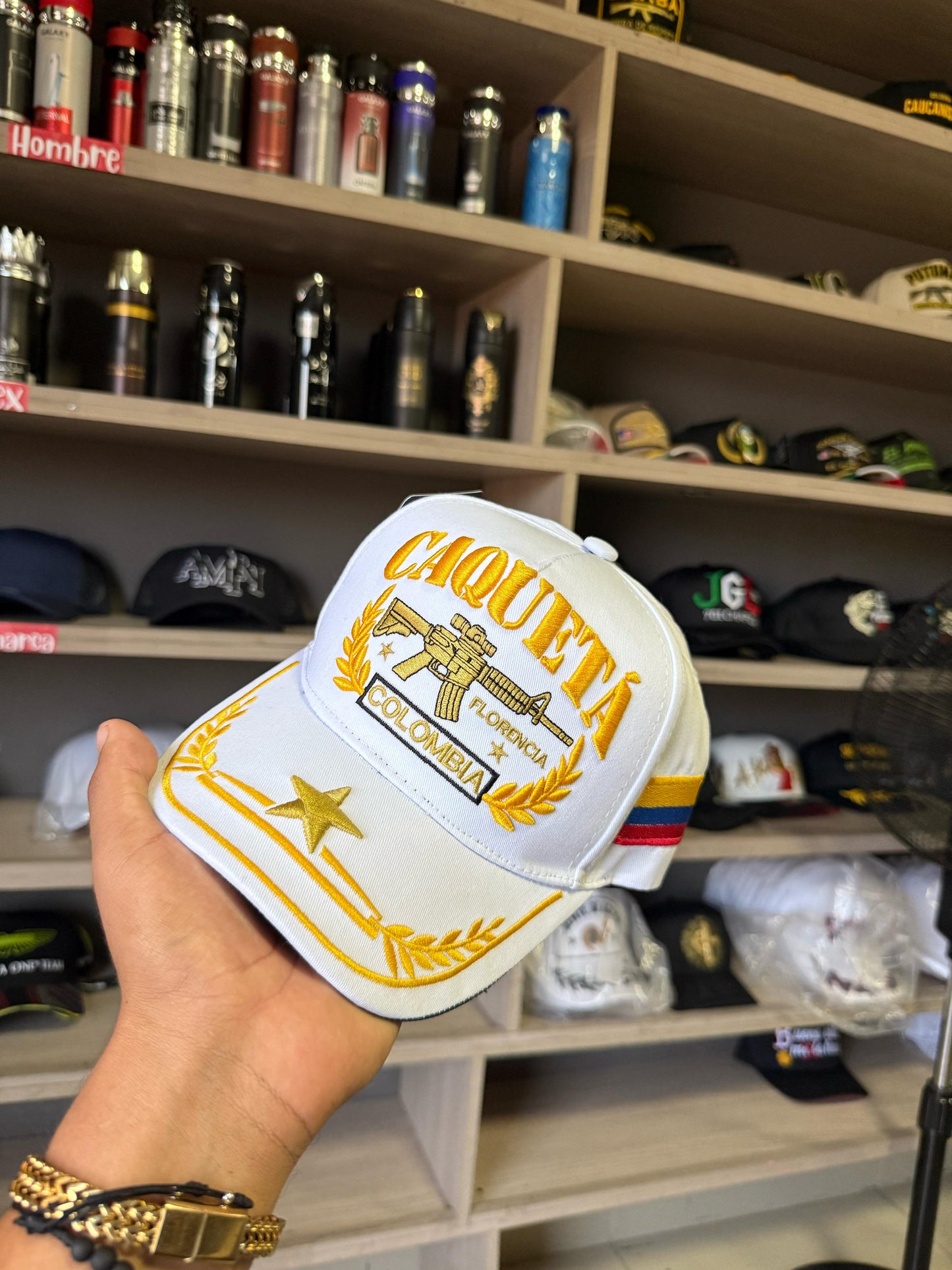 Gorra Belica DPTO Blanca