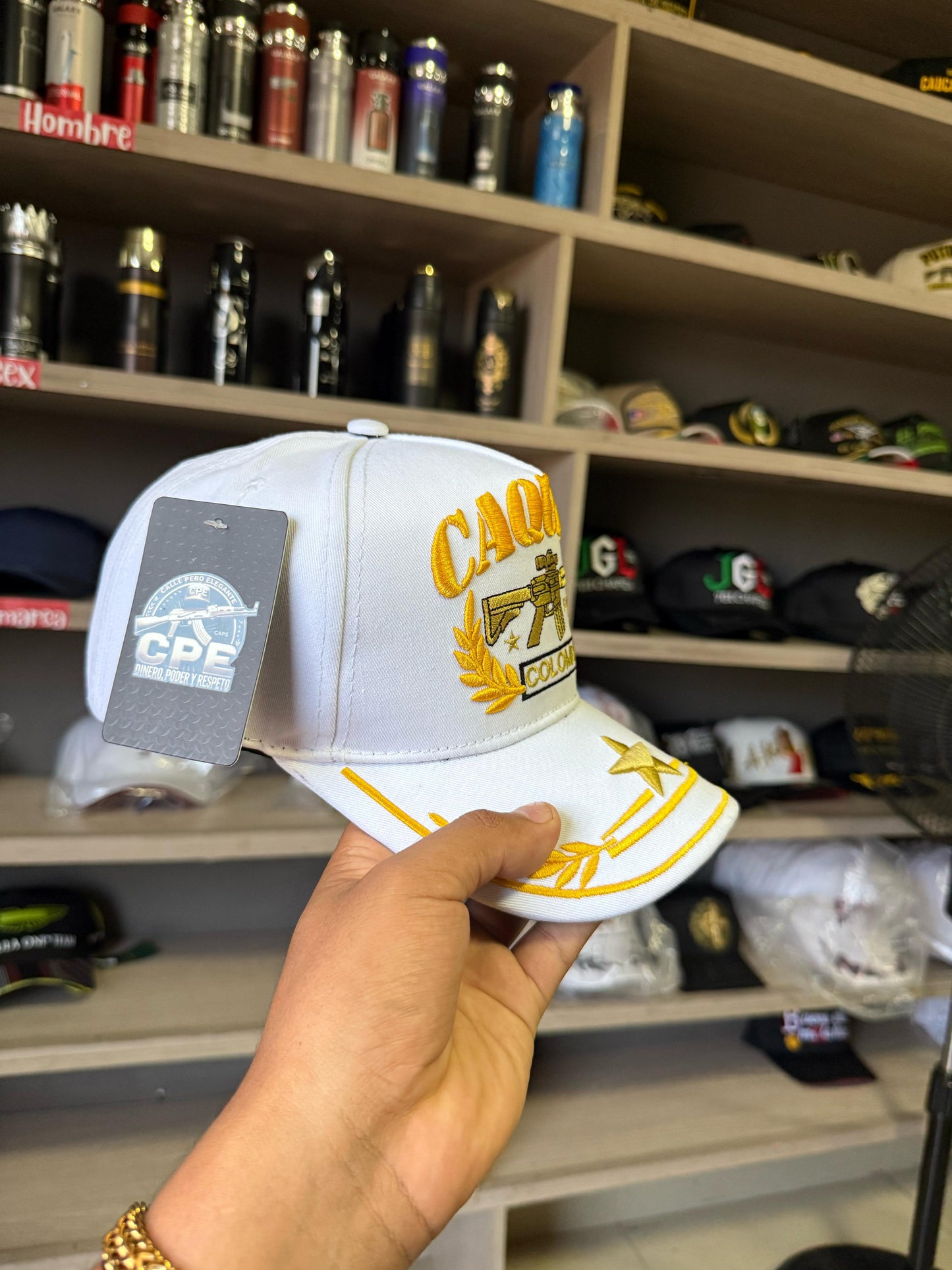 Gorra Belica DPTO Blanca