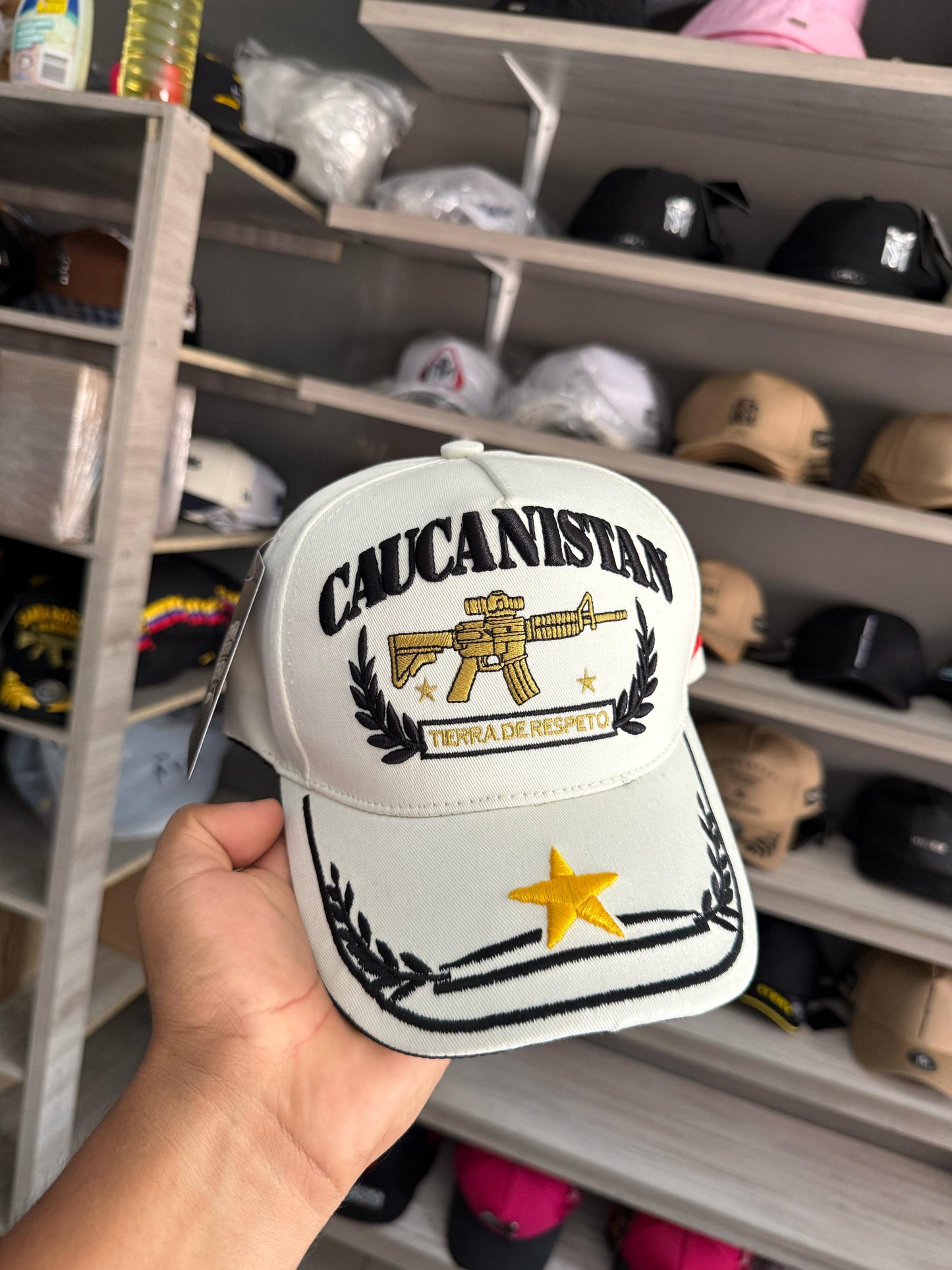 Gorra Belica DPTO Blanca