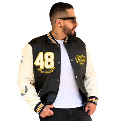 Chaqueta Beisbolera California en Cuerotex Premium