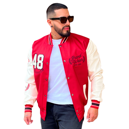 Chaqueta Beisbolera California en Cuerotex Premium