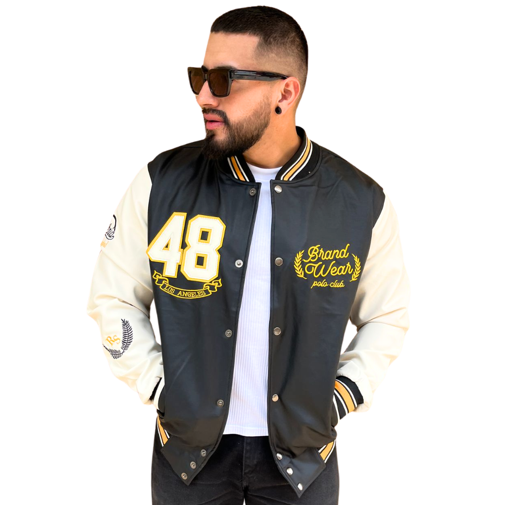 Chaqueta Beisbolera California en Cuerotex Premium