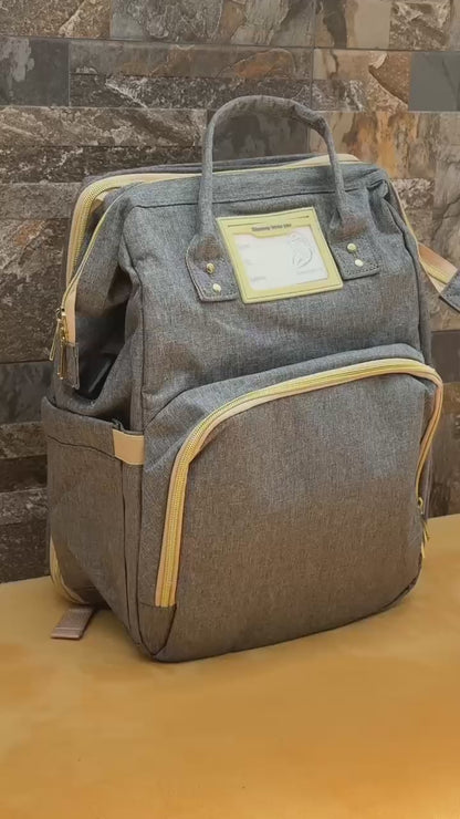 Pañalera Premium 3 en 1 con Cuna