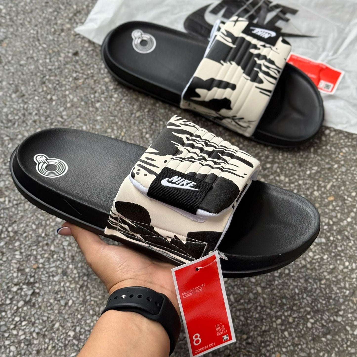 Sandalia Deportiva Estilo Nike con Cierre Mágico – Réplica Premium