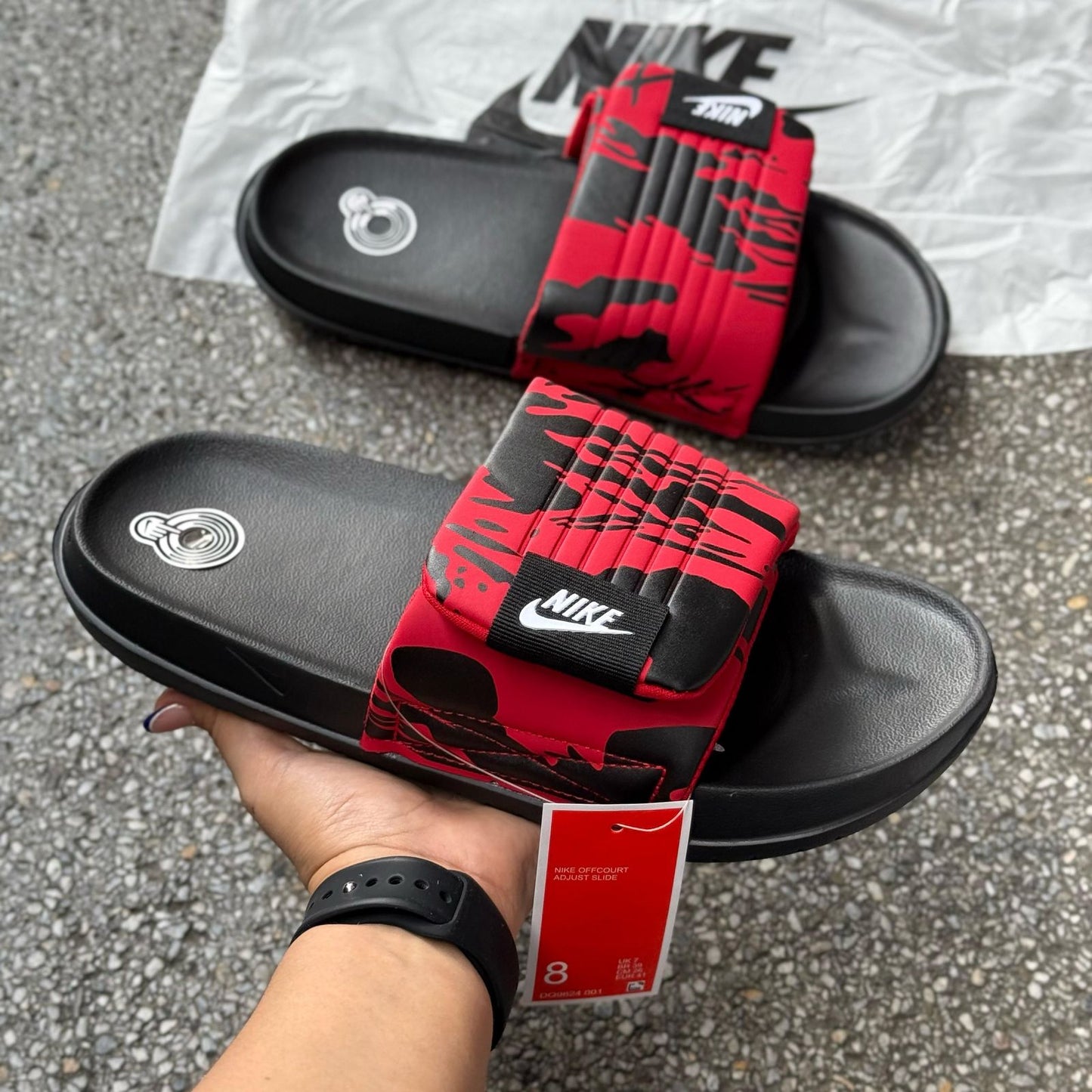 Sandalia Deportiva Estilo Nike con Cierre Mágico – Réplica Premium