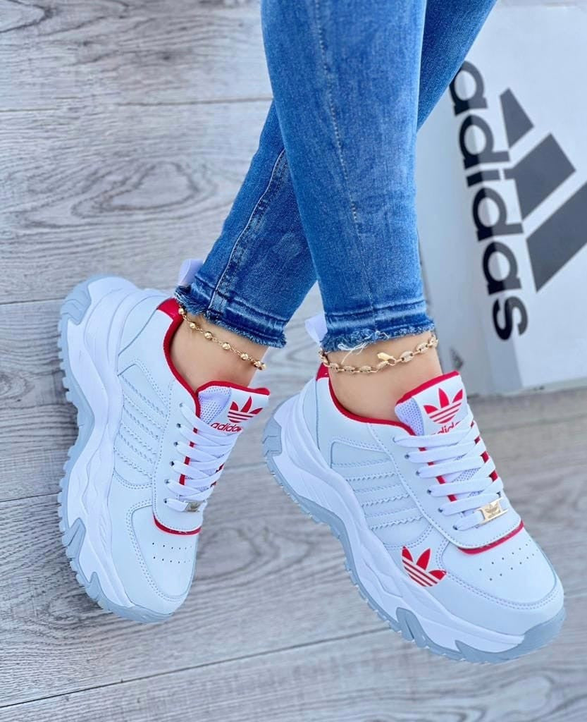 Tenis Adidas Suela Alta Dama Replica