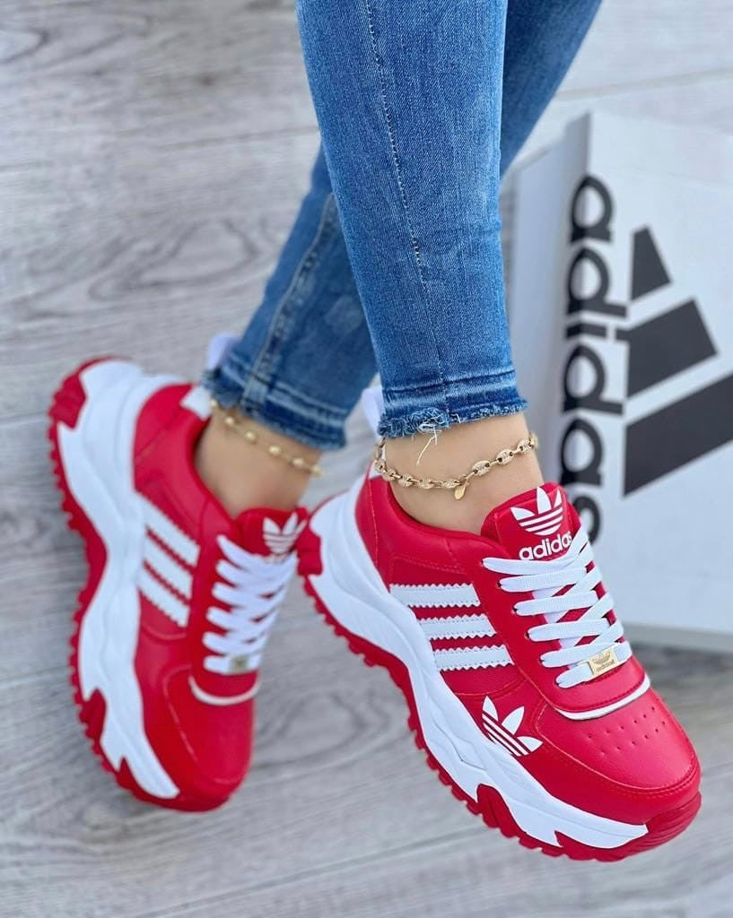 Tenis Adidas Suela Alta Dama Replica